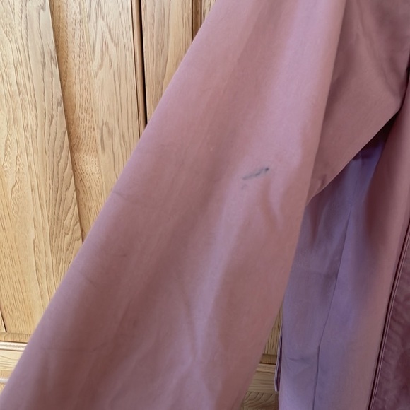 Vintage Joan Creation Blush Pink Trench Coat size 14 - Picture 8 of 11